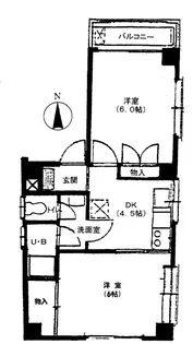 西荻佐藤ハイム【1階】の間取り