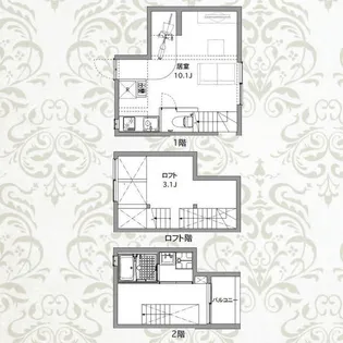 セレナ川崎【1階】の間取り