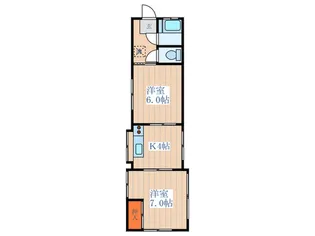 萩ハイム【1階】の間取り