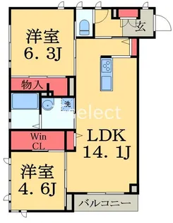 O2Forest【3階】の間取り