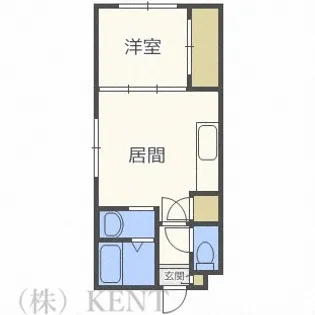 アイアール二十四軒【4階】の間取り