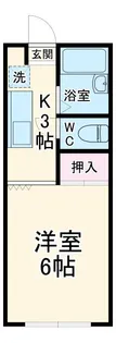 コスモガーデン【1階】の間取り