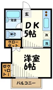 Kグレイン【1階】の間取り