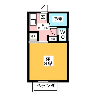 コーポラス宮西【2階】の間取り