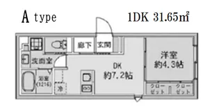 FABRIC蒲田west Residence【1階】の間取り