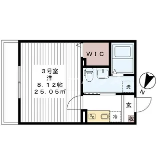 ハレマイレ・北習志野【2階】の間取り