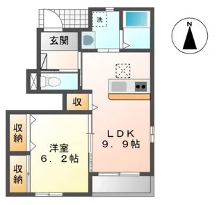 クルール III【1階】の間取り