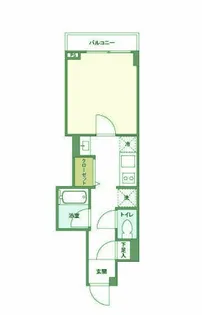 オルサス大井町【8階】の間取り