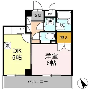 バーチェ【5階】の間取り