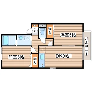 グレースコート弐番館【1階】の間取り