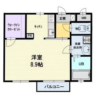ハイツパティオ【1階】の間取り