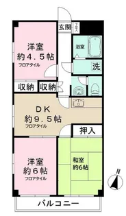 ラヴェール21【4階】の間取り