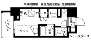 キャンパスヴィレッジ多摩センター【1階】の間取り