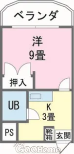 ピアコスモ【2階】の間取り