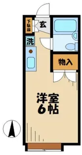 ドミール堀之内【1階】の間取り