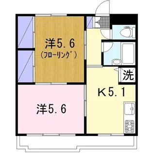 ニューディールマンション【3階】の間取り