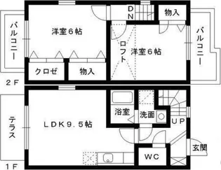 リブレア空港前【1階】の間取り