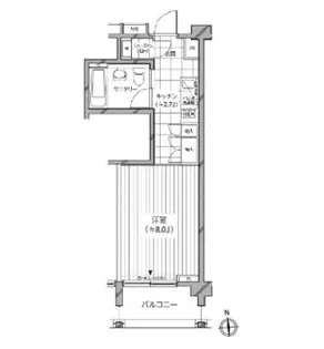 ヴェローナ白金【2階】の間取り