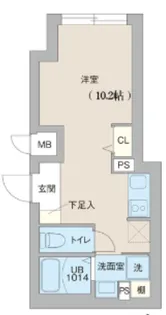 クリオ ラモード目黒洗足【1階】の間取り