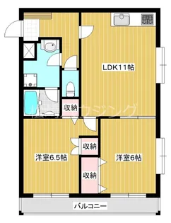 メゾンブランシュ西落合【3階】の間取り