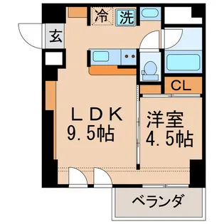コリドール錦【4階】の間取り