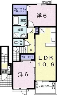 美リーフV【2階】の間取り