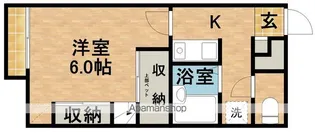 ユトリロ坪井町【2階】の間取り