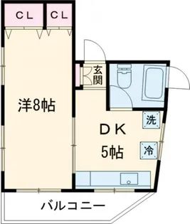 サンケイビル【5階】の間取り
