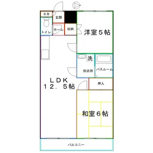ピアレックスホンダ【3階】の間取り
