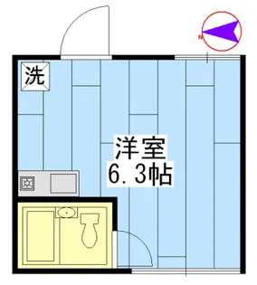 エステート三軒茶屋【1階】の間取り