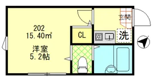 エスポワール平井弐番館【2階】の間取り