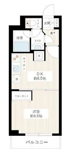 カスタリア新宿御苑【8階】の間取り