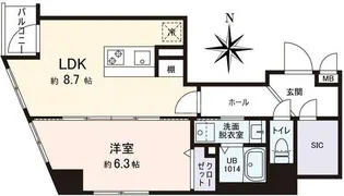 VISTA豊島【10階】の間取り