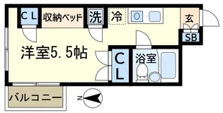ラ・パルフェ・ド・ジュワンドル【2階】の間取り