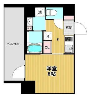 エスタート品川戸越II【2階】の間取り