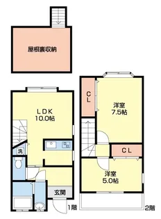 フラワーベル田中の間取り