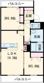 Seaside House【3階】の間取り