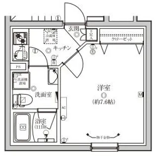 VERXEED STAIR Omorikita【3階】の間取り