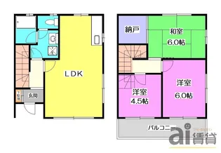 サンヒルズ【1階】の間取り