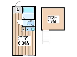 ユナイト根岸アイガーの杜【1階】の間取り