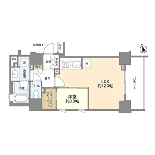 ルジェンテ本郷三丁目【2階】の間取り