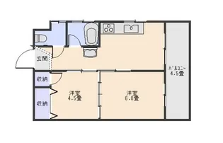 富士ビル【4階】の間取り