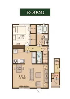 HomesUsonia・前川東VIの間取り