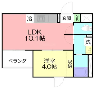 Sette Luce【2階】の間取り