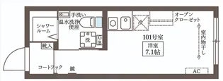 COCOCUBE大井町II【1階】の間取り