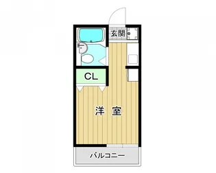 ハイツ高瀬【1階】の間取り
