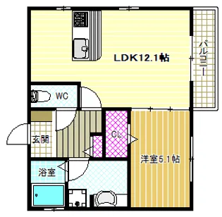 Re Court stella【2階】の間取り