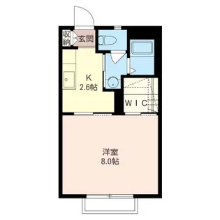 パール・ブラウ S【1階】の間取り