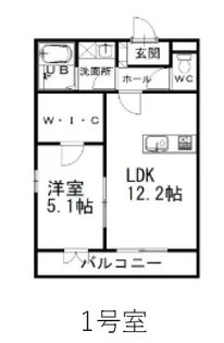 ユーシャイン和多田【2階】の間取り