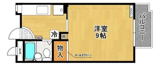 館アズビック【2階】の間取り